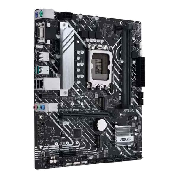 Asus Moderkort Prime H610m-a D4-csm Svart