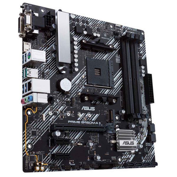 Asus Emolevy Am4 Prime B450m-a Ii Musta,Harmaa