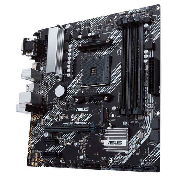 Asus Emolevy Am4 Prime B450m-a Ii Musta,Harmaa
