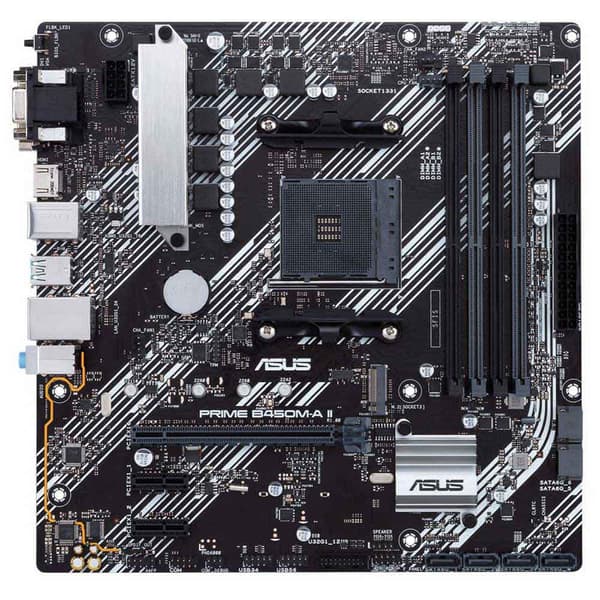 Asus Emolevy Am4 Prime B450m-a Ii Musta,Harmaa