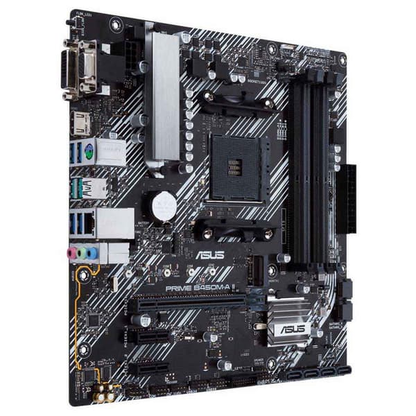 Asus Emolevy Am4 Prime B450m-a Ii Musta,Harmaa