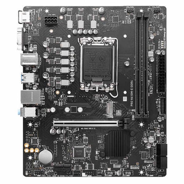 Msi Moderkort Pro H610m-e Silver