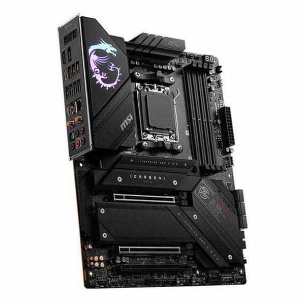 Msi Moderkort Mpg X670e Carbon Silver