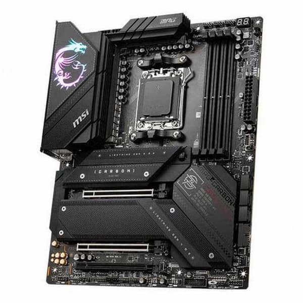 Msi Moderkort Mpg X670e Carbon Silver
