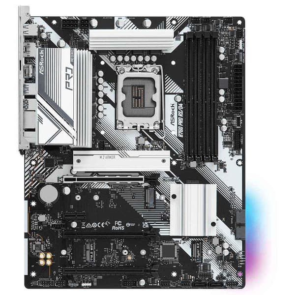 Asrock Moderkort B760 Pro Rs Flerfärgad