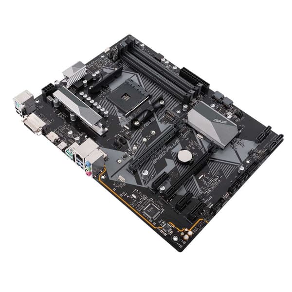 Asus Moderkort Prime B450-plus Svart