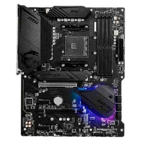Msi Moderkort Am4 B550 Gaming Plus Röd,Svart