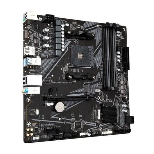 Moderkort Gigabyte A520M DS3H V2 Rev 1.0 - Socket AM4 - LAN GbE - DDR4 SDRAM
