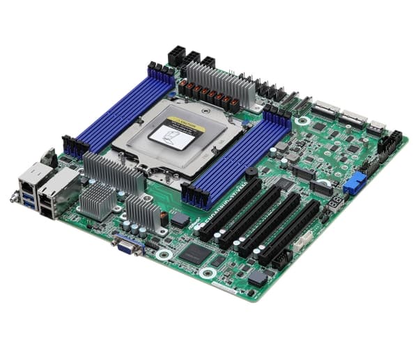 ASRock Rack GENOAD8UD-2T/X550 - Hovedkort - deep micro atx - LGA6096 Socket - USB 3.2 Gen 1 - 2 x 10 Gigabit LAN - innbygd grafikk