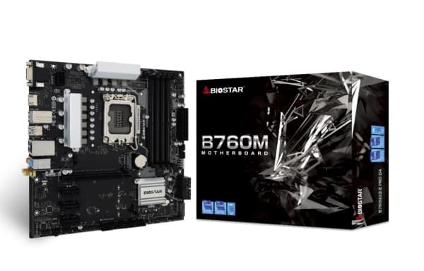 Biostar B760MX2-E Pro D4 - Hovedkort - LGA1700-sokkel - USB 3.2 Gen 1 - innbygd grafikk (CPU kreves)