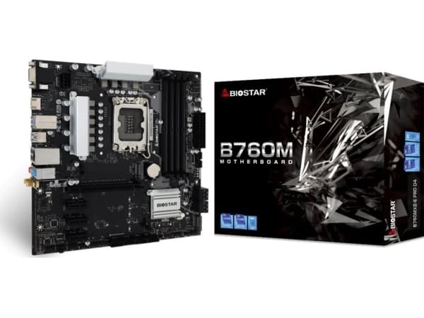 Biostar B760MX2-E Pro D4 - Hovedkort - LGA1700-sokkel - USB 3.2 Gen 1 - innbygd grafikk (CPU kreves)