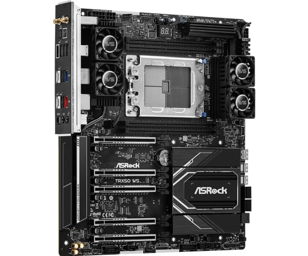 ASRock TRX50 WS - Hovedkort - utvidet ATX (E-ATX) - Socket sTR5 - AMD TRX50 Chipset - USB4, USB-C 3.2 Gen 2x2, USB 3.2 Gen 2, USB 3.2 Gen 1 - 10 Giga