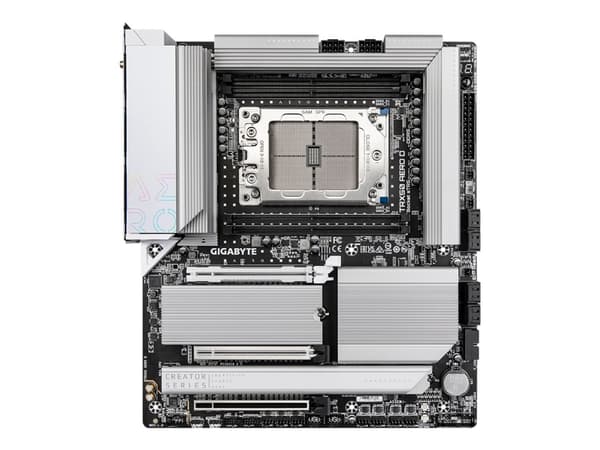 Gigabyte TRX50 AERO D - 1.0 - hovedkort - utvidet ATX (E-ATX) - Socket sTR5 - AMD TRX50 Chipset - USB 3.2 Gen 1, USB 3.2 Gen 2, USB4, USB-C 3.2 Gen 2