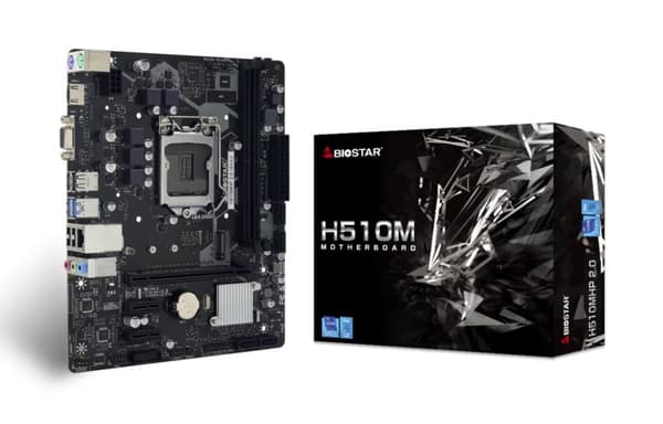 Biostar H510MHP 2.0 moderkort Intel H510 LGA 1200 (Socket H5) micro ATX
