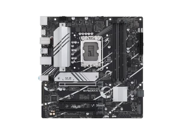 ASUS PRIME B760M-A D4-CSM - Hovedkort - micro ATX - LGA1700-sokkel - B760 Chipset - USB-C 3.2 Gen 1, USB 3.2 Gen 2, USB 3.2 Gen 1 - 2.5 Gigabit LAN -