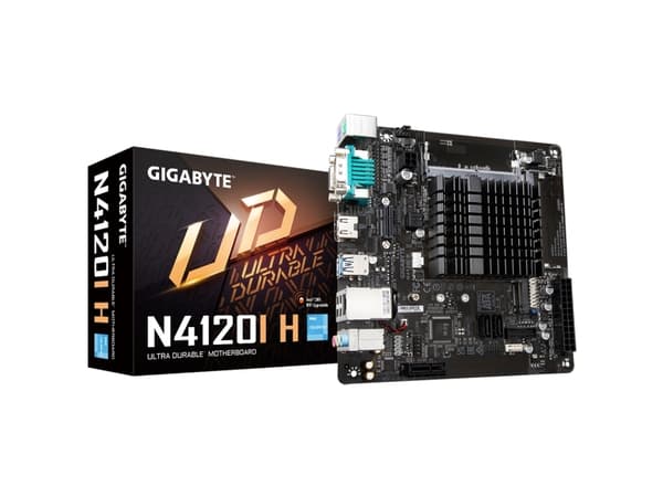 Gigabyte N4120I H (rev. 1.0), Intel, Intel® Core™2 Quad, DDR4-SDRAM, 16 GB, DIMM, Tokanals
