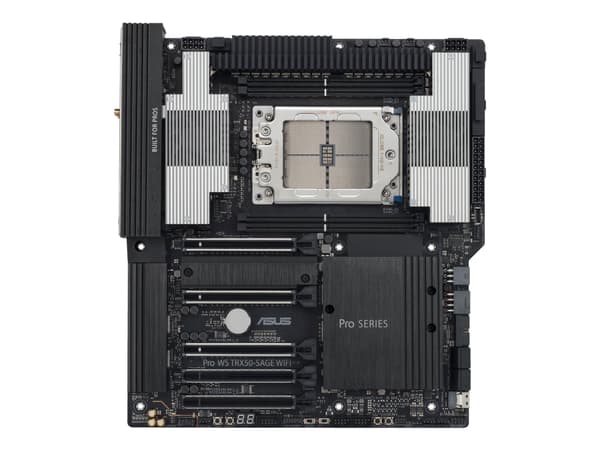 ASUS PRO WS TRX50-SAGE WIFI - Hovedkort - SSI CEB - Socket sTR5 - AMD TRX50 Chipset - USB 3.2 Gen 1, USB 3.2 Gen 2, USB-C 3.2 Gen 2x2 - 10 Gigabit LA