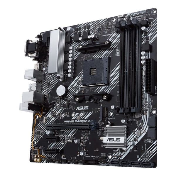 Moderkort - ASUS - PRIME B450M-A II - Sockel AM4 - DDR4 SDRAM - M.2-sockel