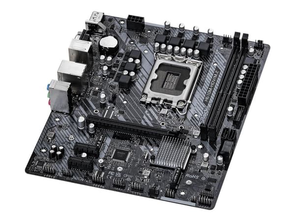 ASRock H610M-HDV/M.2 - Hovedkort - micro ATX - LGA1700-sokkel - H610 Chipset - USB 3.2 Gen 1 - Gigabit LAN - innbygd grafikk (CPU kreves) - HD-lyd (8