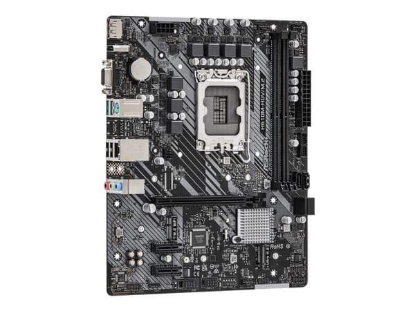 ASRock H610M-HDV/M.2 - Hovedkort - micro ATX - LGA1700-sokkel - H610 Chipset - USB 3.2 Gen 1 - Gigabit LAN - innbygd grafikk (CPU kreves) - HD-lyd (8