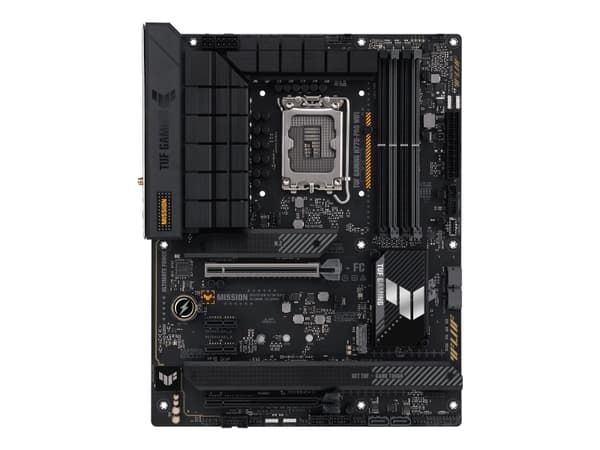 ASUS TUF GAMING H770-PRO WIFI - Hovedkort - ATX - LGA1700-sokkel - H770 Chipset - USB-C 3.2 Gen 2x2, USB 3.2 Gen 2, USB 3.2 Gen 1, USB-C 3.2 Gen 1 -