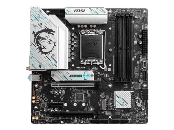 MSI B760M GAMING PLUS WIFI - Hovedkort - micro ATX - LGA1700-sokkel - B760 Chipset - USB 3.2 Gen 1, USB 3.2 Gen 2, USB-C 3.2 Gen 1 - 2.5 Gigabit LAN,