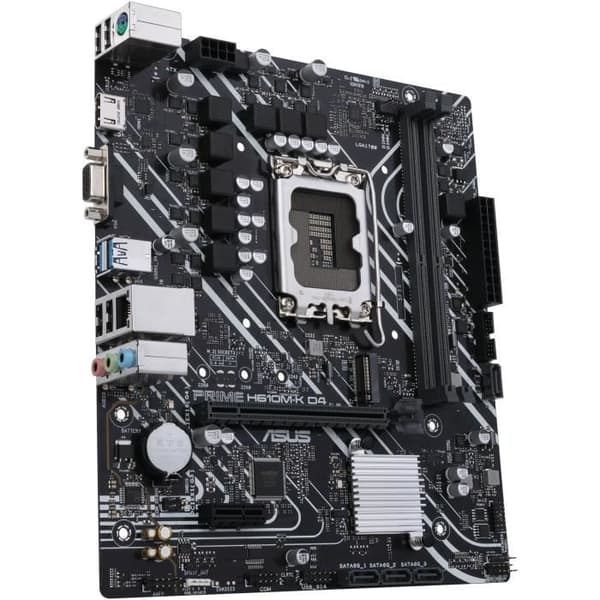 Moderkort - ASUS - PRIME H610M-K D4 - LGA 1700 - DDR4 - micro ATX