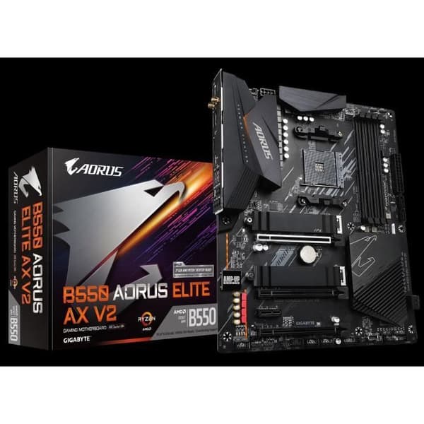 Moderkort - GIGABYTE TECHNOLOGY - B550 AORUS ELITE AX V2