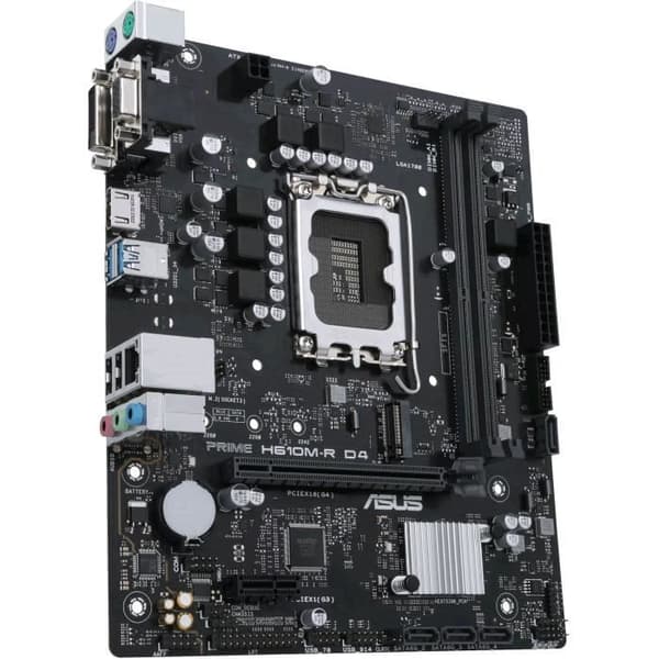 Moderbräda - ASUS - PRIME H610M-R D4 - LGA 1700 - DDR4 - Micro ATX