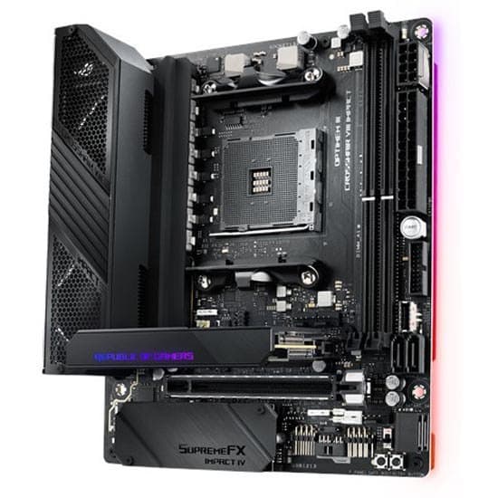Asus Moderkort Rog Crosshair Viii Impact Svart
