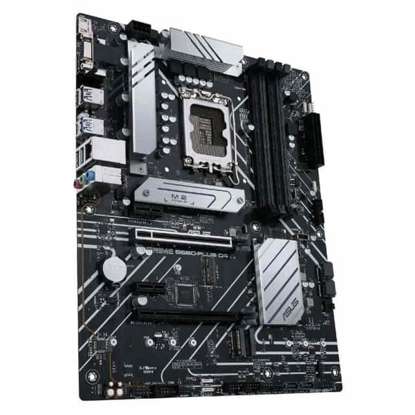 Asus Moderkort Prime B660-plus D4 Svart