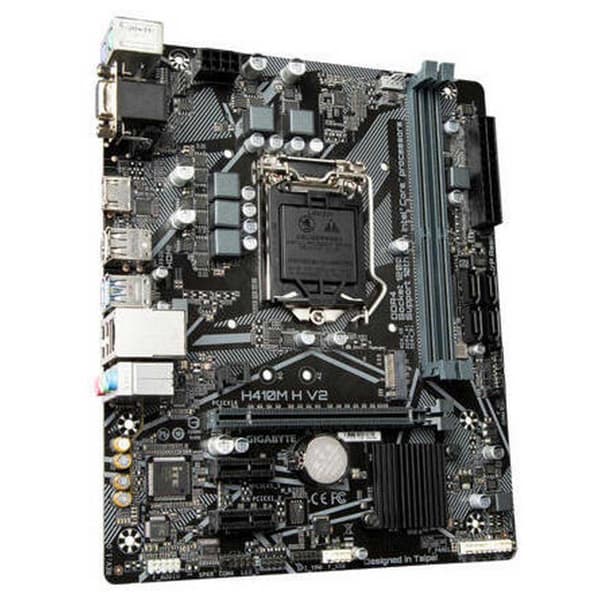 Gigabyte Moderkort H410m H V2 Silver