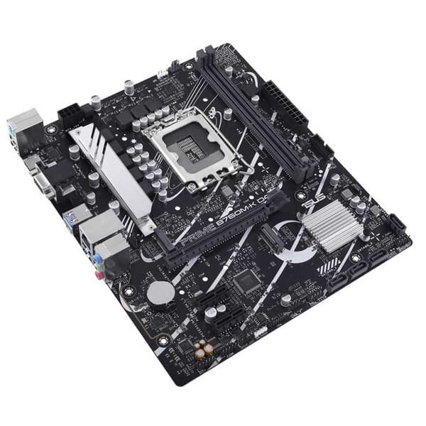 Asus Moderkort Prime B760m-k D4 Silver