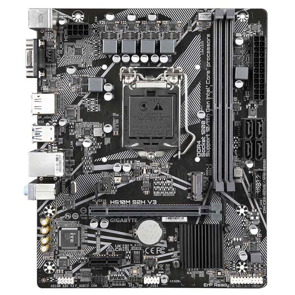 Gigabyte Moderkort H510m S2h V3 Svart