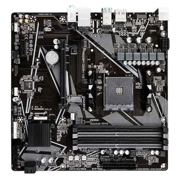 Gigabyte Bundkort A520m Ds3h V2 Sort