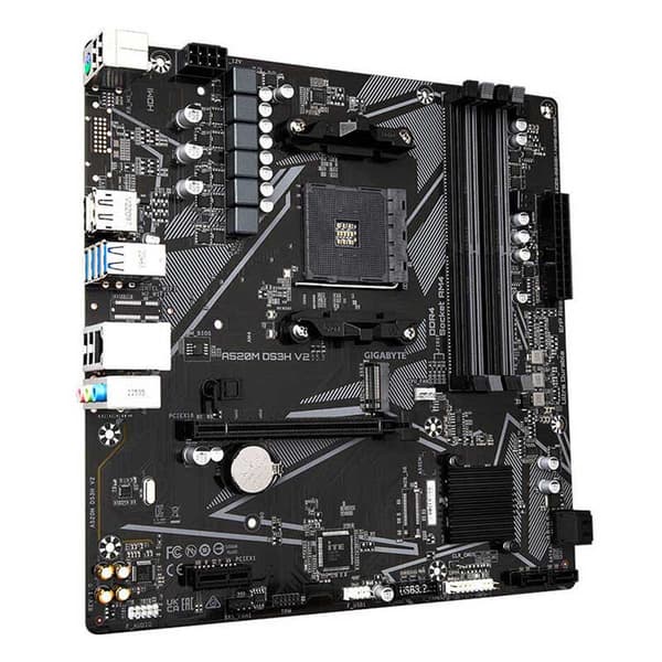 Gigabyte Bundkort A520m Ds3h V2 Sort