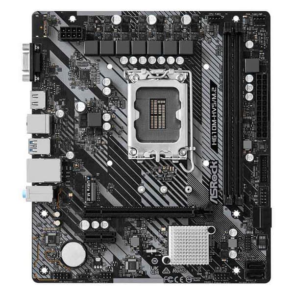 Asrock Moderkort H610m-hvs Svart