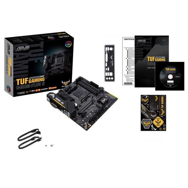 Asus Emolevy Tuf B450m-plus Gaming Ii Musta