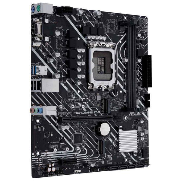 Asus Bundkort Prime H610m-e D4-csm Sort