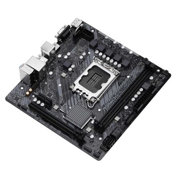 Asrock Emolevy H610m-hdv Ddr4 Musta