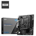 Miniatyrbillede 5 af 5: Msi Bundkort Pro H610m-e Sort