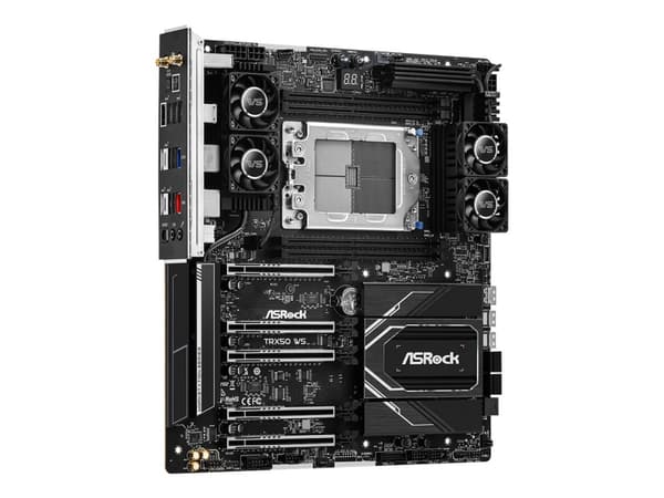 ASRock TRX50 WS - Hovedkort - utvidet ATX (E-ATX) - Socket sTR5 - AMD TRX50 Chipset - USB4, USB-C 3.2 Gen 2x2, USB 3.2 Gen 2, USB 3.2 Gen 1 - 10 Giga