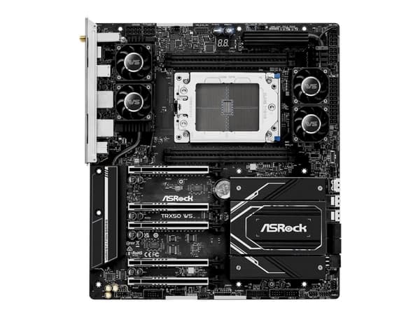 ASRock TRX50 WS - Hovedkort - utvidet ATX (E-ATX) - Socket sTR5 - AMD TRX50 Chipset - USB4, USB-C 3.2 Gen 2x2, USB 3.2 Gen 2, USB 3.2 Gen 1 - 10 Giga