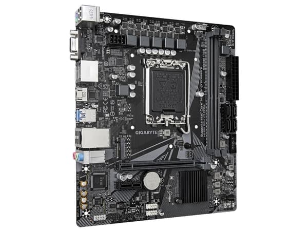 Gigabyte H610M S2H V3 DDR4 - 1.0 - hovedkort - micro ATX - LGA1700-sokkel - H610 Chipset - USB 3.2 Gen 1 - Gigabit LAN - innbygd grafikk (CPU kreves)