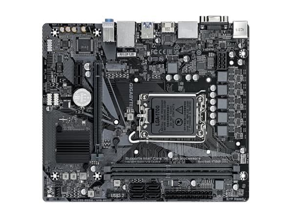 Gigabyte H610M S2H V3 DDR4 - 1.0 - hovedkort - micro ATX - LGA1700-sokkel - H610 Chipset - USB 3.2 Gen 1 - Gigabit LAN - innbygd grafikk (CPU kreves)