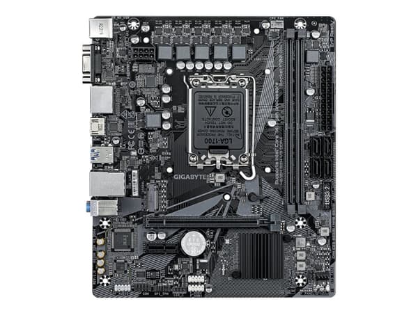 Gigabyte H610M S2H V3 DDR4 - 1.0 - hovedkort - micro ATX - LGA1700-sokkel - H610 Chipset - USB 3.2 Gen 1 - Gigabit LAN - innbygd grafikk (CPU kreves)