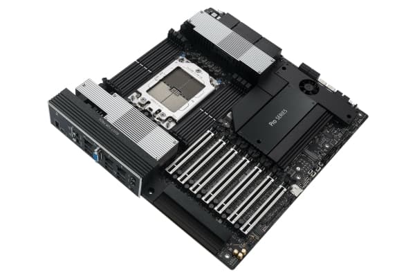 ASUS PRO WS WRX90E-SAGE SE - Moderkort - SSI EEB AST2600 - Socket sTR5 - AMD WRX90 Chipuppsättning - USB 3.2 Gen 1, USB-C 3.2 Gen 2x2, USB4 - Gigabit
