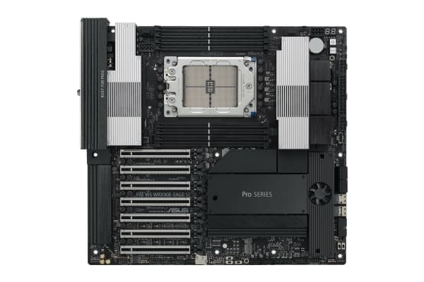 ASUS PRO WS WRX90E-SAGE SE - Moderkort - SSI EEB AST2600 - Socket sTR5 - AMD WRX90 Chipuppsättning - USB 3.2 Gen 1, USB-C 3.2 Gen 2x2, USB4 - Gigabit