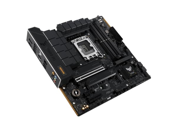 ASUS TUF GAMING B760M-PLUS II - Hovedkort - micro ATX - LGA1700-sokkel - B760 Chipset - USB-C 3.2 Gen 2x2, USB 3.2 Gen 2, USB 3.2 Gen 1 - 2.5 Gigabit