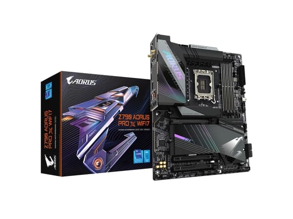 AORUS Z790 PRO X WIFI7 - Hovedkort - ATX - LGA1700-sokkel - Z790 Chipset - USB 3.2 Gen 1, USB 3.2 Gen 2, USB-C 3.2 Gen2, USB-C 3.2 Gen 2x2 - 5 Gigabi